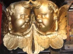 golden putti on organ case at St Paulinus