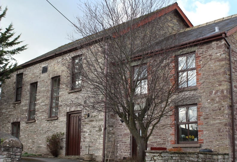 Sion Methodist Chapel and manse Llanfihangel Talyllyn.JPG