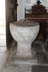font at St Mary Llanywern