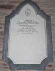 William and Rebecca Perrott memorial plaque
