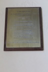 Rachel May Thomas plaque
